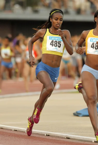 Atleta etíope Genzebe Dibaba — Fotografia de Stock