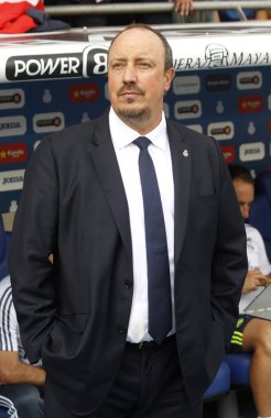 Rafael Benitez manager of Real Madrid clipart