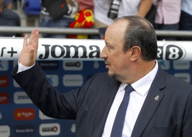 Rafael Benitez manager of Real Madrid clipart