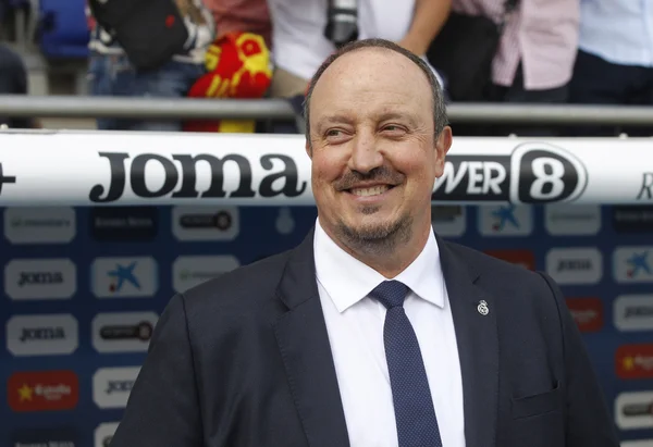 Rafael Benitez manager, a Real Madrid — Stock Fotó