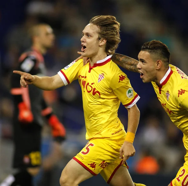 Alen Halilovic of Sporting Gijon — Stock Photo, Image