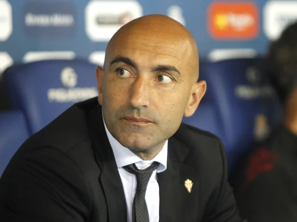 Abelardo Fernández Menedżer Sporting Gijon — Zdjęcie stockowe