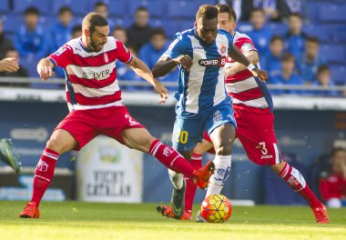 David Lomban, Granada Cf ve Rcd Espanyol takımları, Felipe Caicedo