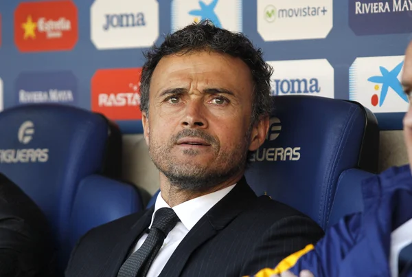Luis Enrique Martinez manager van Fc Barcelona — Stockfoto
