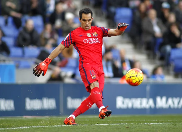 Claudio bravo z fc barcelona — Zdjęcie stockowe