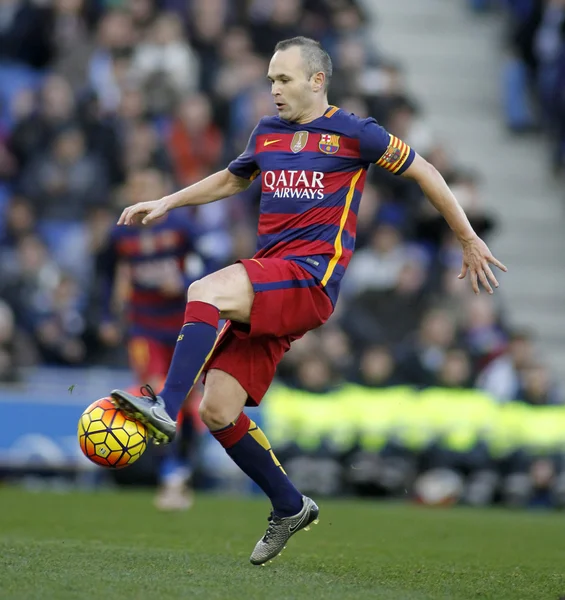 Andres Iniesta del FC Barcelona — Foto Stock