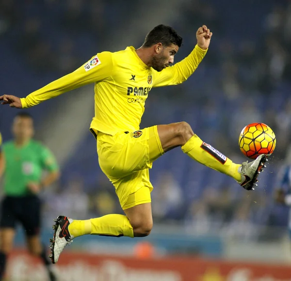 Mateo Musacchio z Villareal Cf — Zdjęcie stockowe