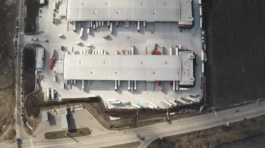 Şehir sanayi bölgesindeki lojistik merkezi - İHA Görünümü