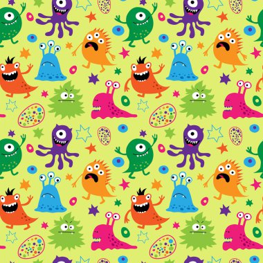 Yabancılar ile parlak seamless modeli