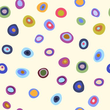 Seamless abstract texture on the retro theme