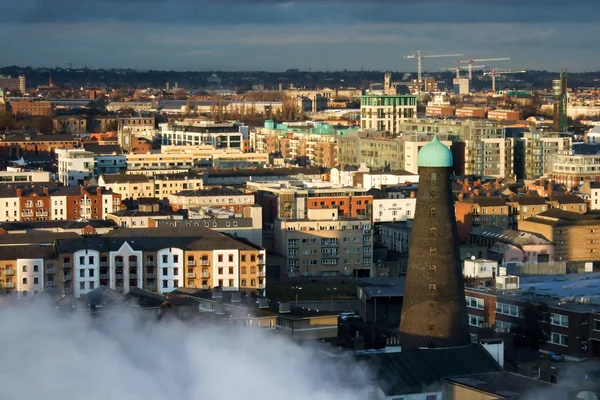 Sluncem zalité panorama z Dublin — Stock fotografie