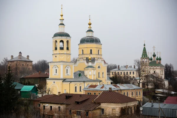 Picturesque orthodox churches in Serpukhov, Russia — Stock Photo, Image