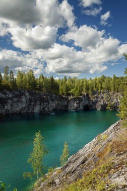Yaz aylarında mermer Kanyon.