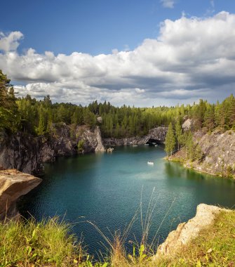 Yaz aylarında mermer Kanyon.