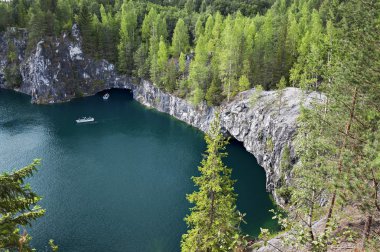 Yaz aylarında mermer Kanyon.