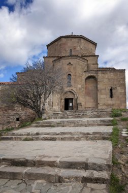 Jvari Manastırı 6-yy Gürcü Ortodoks Manastırı Gürcistan'daki Mtsheta yukarıda olduğunu.