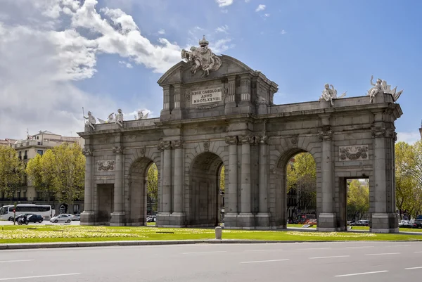 Arch Puerta de alcalascar o Puerta de alcalascar Madrid, Spagna — Foto Stock