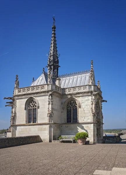 Amboise, saint hubert Şapel, leonardo da vinci mezar. Loire vall