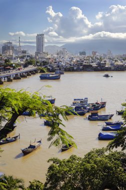 Vietnam, Nha Trang sayısı, köprü nehir Kai '