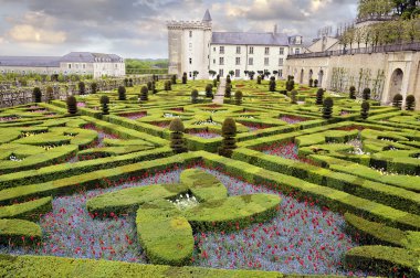 güzel villandry Kalesi, loire valley, Fransa
