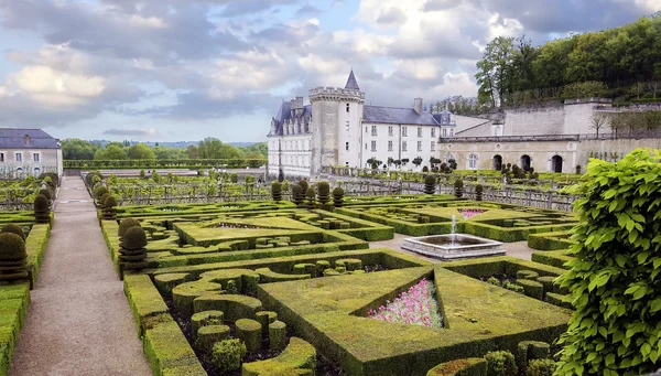 Schöne Dorfburg, Loire-Tal, Frankreich — Stockfoto