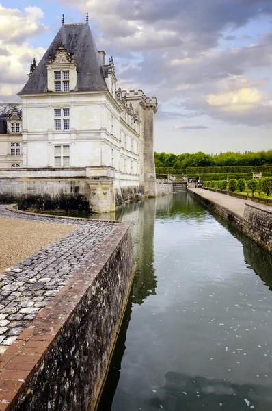 Belo castelo de Villandry, vale do Loire, França — Fotografia de Stock