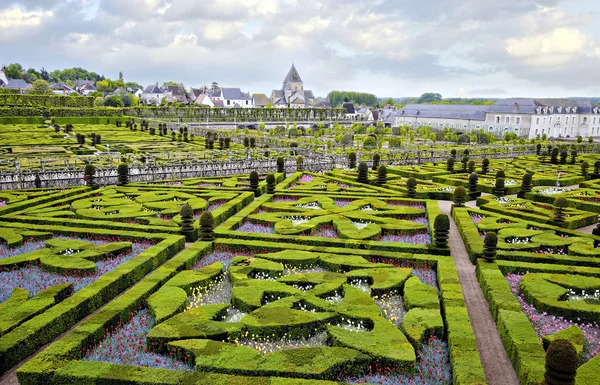 Zamek w villandry piękne, Dolina Loary, Francja — Zdjęcie stockowe