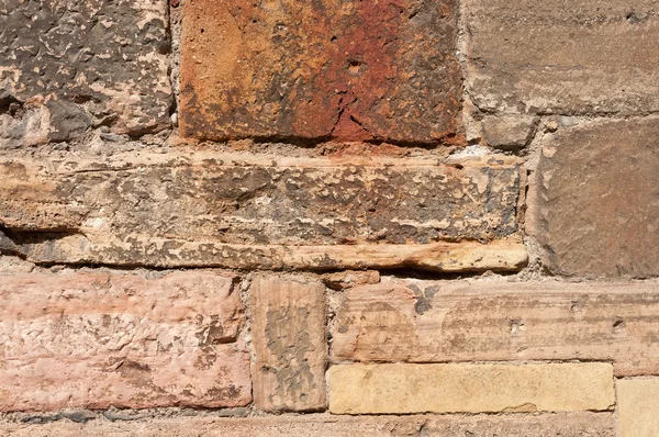 古代のレンガの壁。テクスチャ. — ストック写真