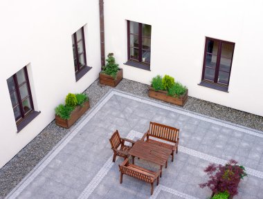 masa ve sandalyeler Teras