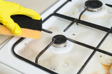 kirli gaz Temizleme brülör soba