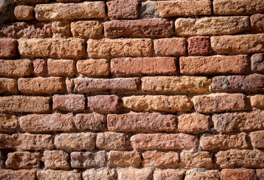 eski kırmızı tuğla duvar