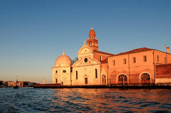 Görünüm mezarlığı Isola di San Michele - Venedik ada