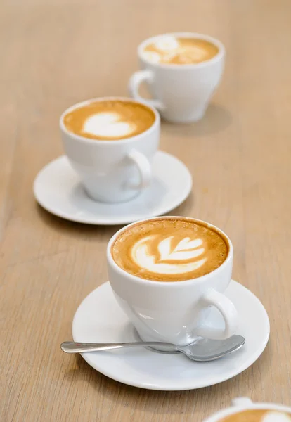 Cappuccino koppar — Stockfoto