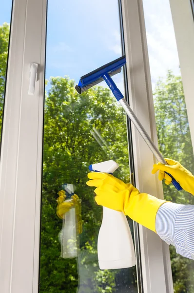 Plastic vinyl window — Stock Photo, Image