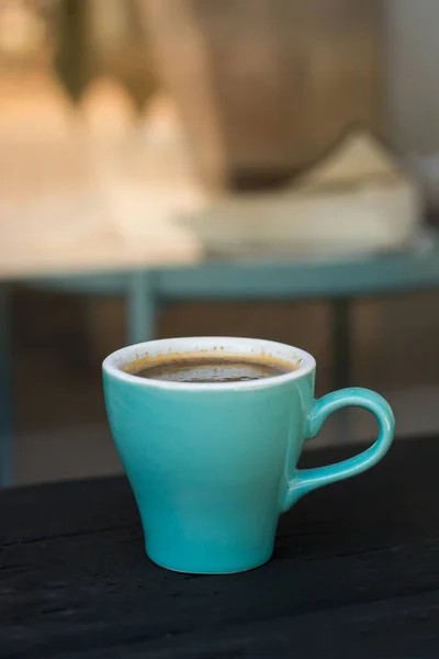 Café Manhã Uma Caneca Cerâmica — Fotografia de Stock