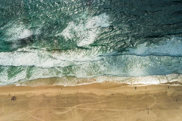 Vista aérea da praia do oceano — Fotografia de Stock