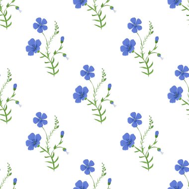 Çiçek arka plan ile soyut zarif seamless modeli