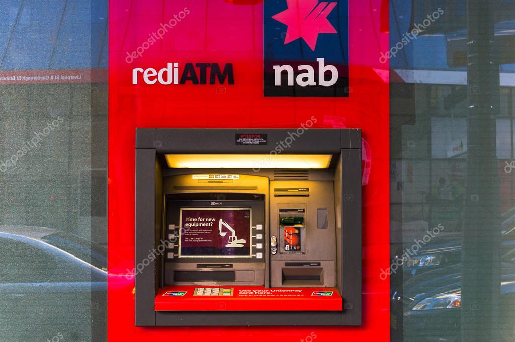 NAB ATM en la calle Castlereagh, Sydney, Australia 2023