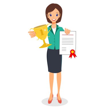 Galibi holding ödül ve sertifika iş kadın