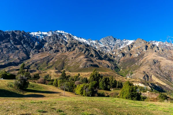 Berg-valleizicht — Stockfoto