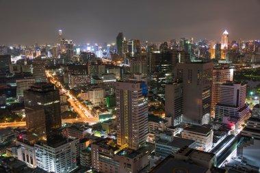 Bangkok, Tayland havadan görünümü