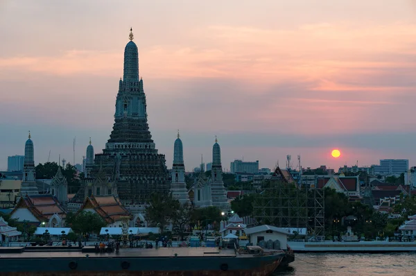 A légi felvétel a Wat Arun, Temple of Dawn — Stock Fotó