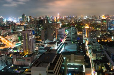 Bangkok, Tayland havadan görünümü