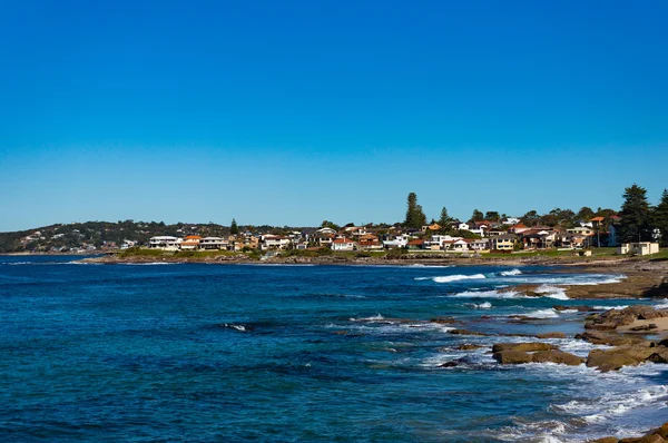 Plaża przodu nieruchomości w pobliżu Shelly park, Cronulla — Zdjęcie stockowe