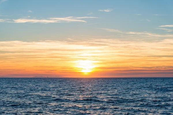 Abstrato fundo natureza do céu por do sol e do mar — Fotografia de Stock
