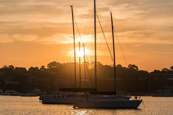 Beautiful Gunnamatta Bay sunset — Stock Photo, Image