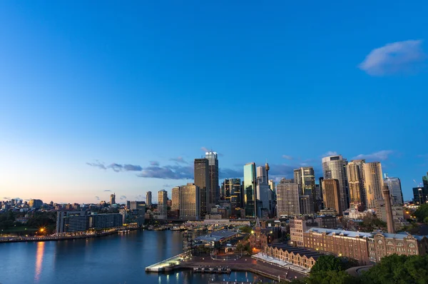 Rascacielos Sydney Central Business District al atardecer —  Fotos de Stock