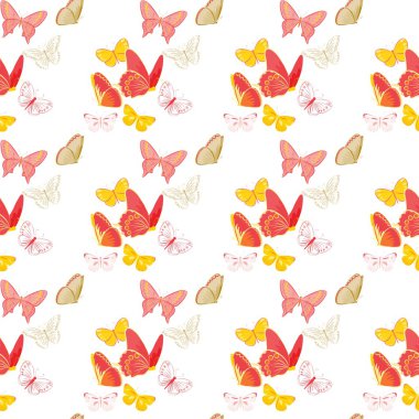 Nature insect pattern butterflies