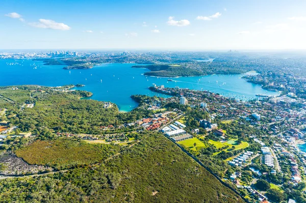 Vista aérea de Sydney, Manly e Parramatta — Fotografia de Stock