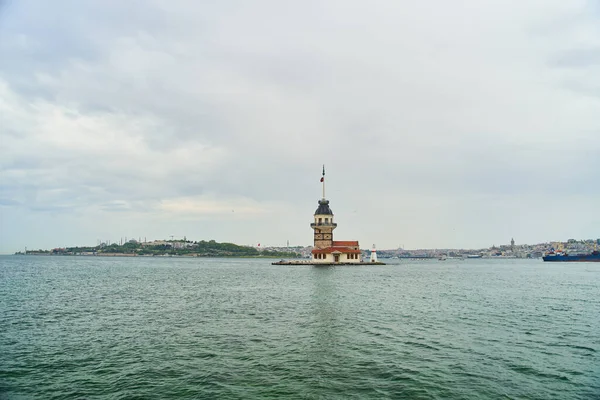 Panenská věž v Bosporu, Istanbul, Turecko — Stock fotografie